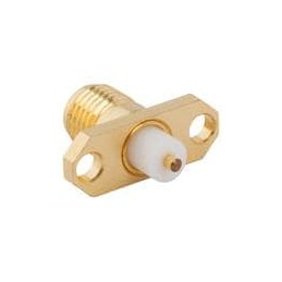 1 pcs : 132147-47 - RF Connectors / Coaxial Connectors PNL MNT JCK RECEPT 2 HOLE FLNGE EXP TFE