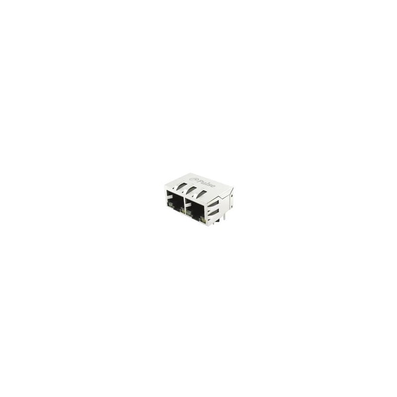1 pcs : JXD0-2019NL - Modular Connectors / Ethernet Connectors RJ45 1x4 TabUp NoLED GreenPHY 1000Base-T