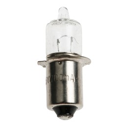 1 pcs - RS PRO 4.55 W Clear Halogen Bulb P13.5s, Mini Candle, 6.5 V, 9.3mm