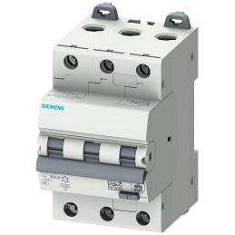 1 pcs - Siemens RCBO, 16A Current Rating, 3P Poles, 300mA Trip Sensitivity, Type B, Sentron Range