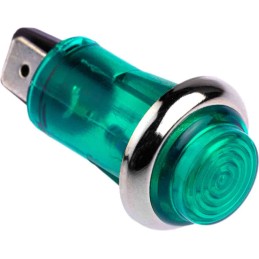1 pcs - CAMDENBOSS Green Neon Panel Mount Indicator, 240V, 13mm Mounting Hole Size