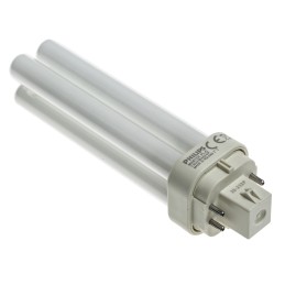 1 pcs - G24q-1 Quad Tube Shape CFL Bulb, 13 W, 4000K, Cool White Colour Tone