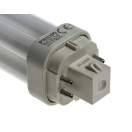 1 pcs - G24q-1 Quad Tube Shape CFL Bulb, 13 W, 4000K, Cool White Colour Tone