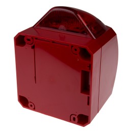 1 pcs - Klaxon Nexus Series Red Sounder Beacon, 10 - 60 V dc, Wall Mount, 120dB at 1 Metre