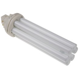 1 pcs - GX24q-4 Six Tube Shape CFL Bulb, 42 W, 3000K, Warm White Colour Tone