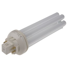 1 pcs - GX24q-4 Six Tube Shape CFL Bulb, 42 W, 3000K, Warm White Colour Tone