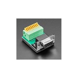 1 pcs : 4510 - Terminal Block Interface Modules DE-9 (DB-9) Female Socket to Terminal Spring Block Adapter
