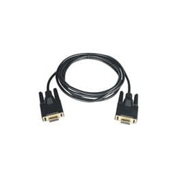 1 pcs : P450-010 - D-Sub Cables NULL MODEM RS232 DB9 F/F 10'