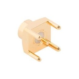 1 pcs : SMP-MSLD-PCT - RF Connectors / Coaxial Connectors STRAIGHT PCB PLUG TH LIMITED DETENT