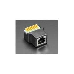1 pcs : 4511 - Terminal Block Interface Modules RJ-45 Ethernet Female Socket to Terminal Spring Block Adapter
