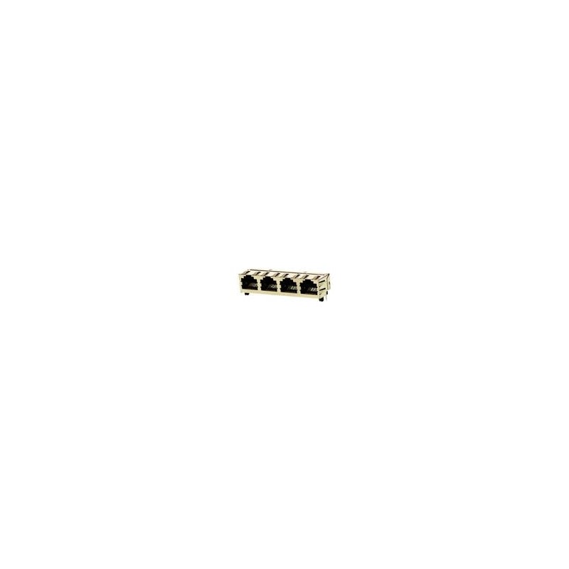 1 pcs : 44248-0086 - Modular Connectors / Ethernet Connectors RA 8/8/4 RJ45 low profile