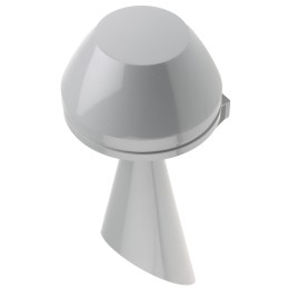 1 pcs - Werma Wall Mount Horn, 24 V dc, 108dB at 1 m, IP55, DC, Single-Tone