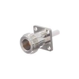 1 pcs : 172224-22 - RF Connectors / Coaxial Connectors N PNL RCPT EXT TFE .590-.645