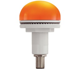 1 pcs - RS PRO Amber Multiple Effect Beacon, 12 - 24 V, Panel Mount, LED Bulb, IP66