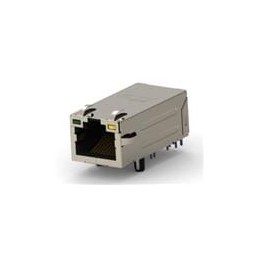 1 pcs : 5-2337992-5 - Modular Connectors / Ethernet Connectors RJ45 JACK MAG. POE 1GB LED 1X1 INV.