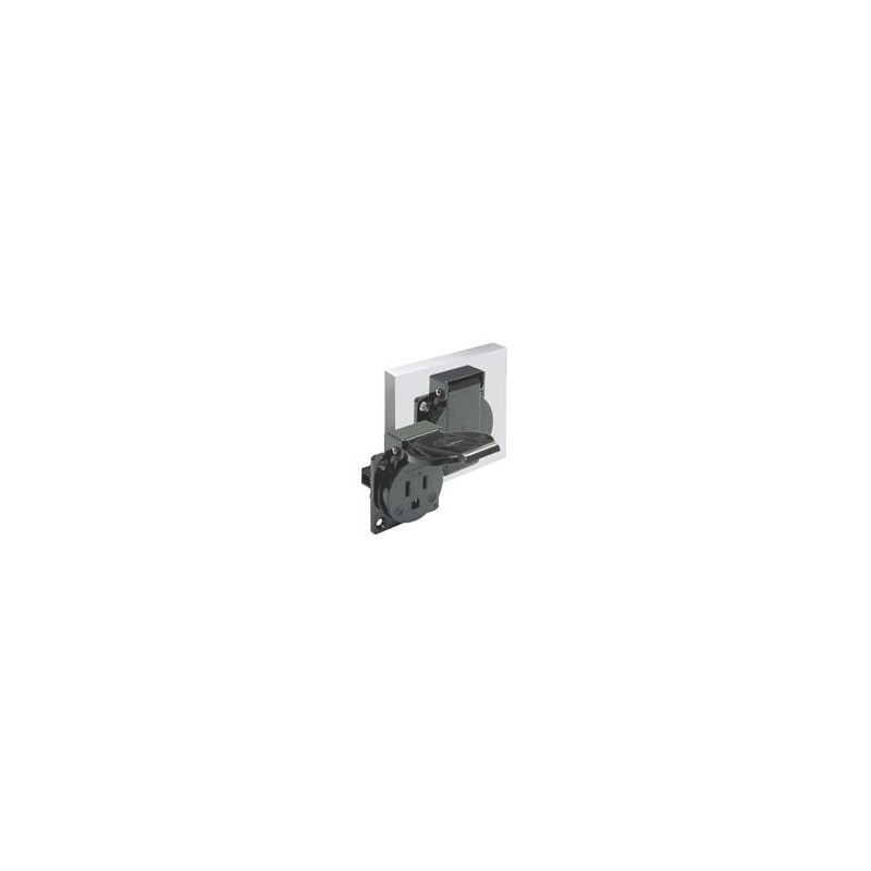 1 pcs : PMRBA - AC Power Entry Modules PNL MNT RECPT BLK 36.5 X 61.5 X 50