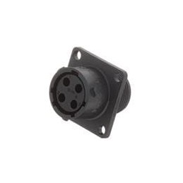 1 pcs : RTS012N4S03 - Standard Circular Connector RCP SQ FL 4POS SZ 12 SCKT SEAL