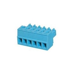 1 pcs : TBP02P1-381-06BE - Pluggable Terminal Blocks Terminal block, pluggable, 3.81, plug, 6 pole, slotted screw, blue