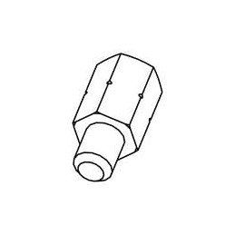 1 pcs : 09670009974 - D-Sub Tools & Hardware FEMALE SCREW LOCKS 4-40 THREAD 11MM