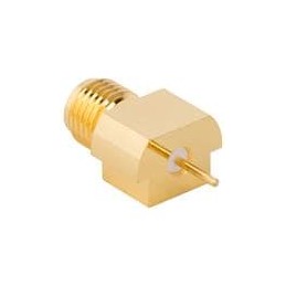 1 pcs : 132372-11 - RF Connectors / Coaxial Connectors SMA End Launch Jack Surface Mount