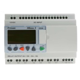 1 pcs - Crouzet Millenium 3 Series Logic Module, 12 V dc Supply, Relay Output, 16-Input, Analogue, Digital Input