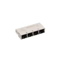 1 pcs : 1888251-1 - Modular Connectors / Ethernet Connectors 1X4 RJ45 GRN/YEL LOW PROFILE