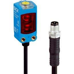 1 pcs - Sick Background Suppression Photoelectric Sensor, Miniature Sensor, 220 mm Detection Range
