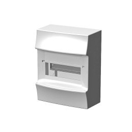 1 pcs - ABB 8 Way Plastic Consumer Unit, IP41 Mistrail41W