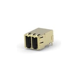 1 pcs : 2170129-1 - Modular Connectors / Ethernet Connectors Recpt RJ.5 W/O MAG, 1X2 OFFSET