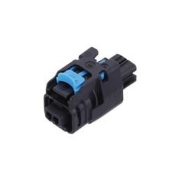 1 pcs : 35023446 - Automotive Connectors 2 way Female GTS SensoMate Series Black CONN