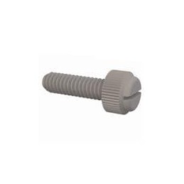 1 pcs : 092520087TEG - Screws & Fasteners Slotted Thumb Screw, 1/4-20 Thread, 7/8 Lg, Natural, Nylon