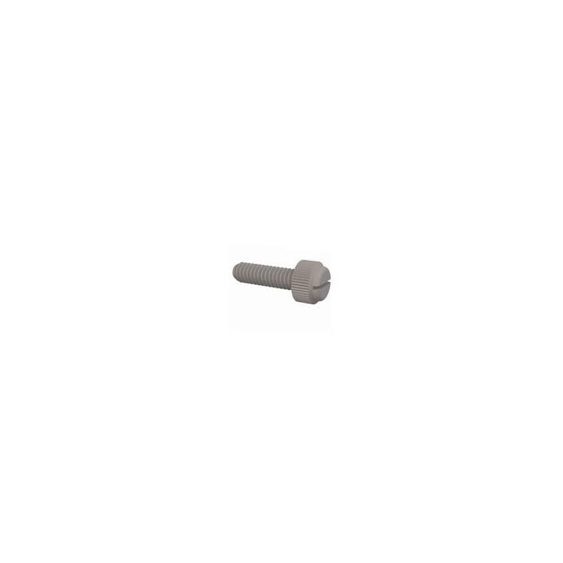 1 pcs : 092520087TEG - Screws & Fasteners Slotted Thumb Screw, 1/4-20 Thread, 7/8 Lg, Natural, Nylon