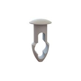 1 pcs : 27KY2190312 - Screws & Fasteners Keyhole Rivet, .219 Hole, .312 Panel Thk, Natural,Nylon,.344 OD