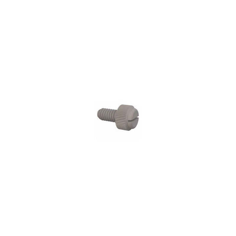 1 pcs : 092520050TEG - Screws & Fasteners Slotted Thumb Screw, 1/4-20 Thread, 1/2 Lg, Natural,Nylon