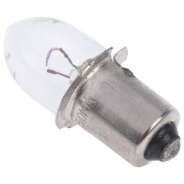 1 pcs - RS PRO P13.5s Indicator Light, Clear, 12 V, 250 mA, 300h