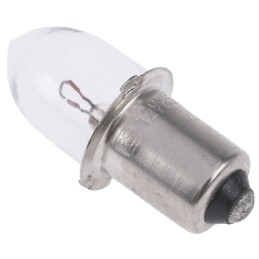 1 pcs - RS PRO P13.5s Indicator Light, Clear, 12 V, 250 mA, 300h