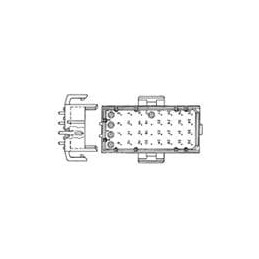 1 pcs : 640506-1 - Power to the Board 36P MR HDR ASSY V0 R