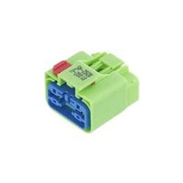 1 pcs : 33500109 - Automotive Connectors 10 way Female APEX 2.8 Unsealed Light Green CONN