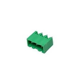 1 pcs : ELFH0325G - Pluggable Terminal Blocks 3P Vertical Header Closed Ends .200