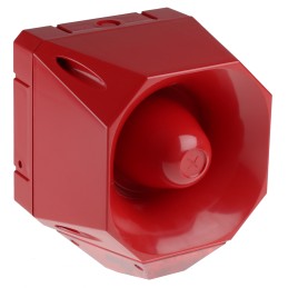 1 pcs - Eaton Series Red Sounder Beacon, 18 - 30 V dc, IP66, Wall Mount, 110dB at 1 Metre