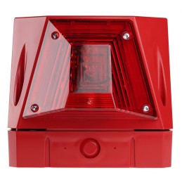 1 pcs - Eaton Series Red Sounder Beacon, 18 - 30 V dc, IP66, Wall Mount, 110dB at 1 Metre