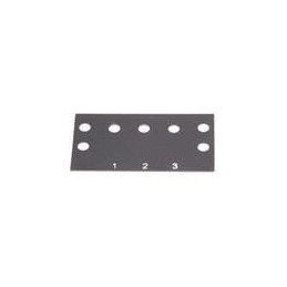 1 pcs : MS-3-142-Y - Terminal Block Tools & Accessories 3 TERM 2 ROW .563 MARKER STRIP