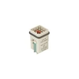 1 pcs : 09120123002 - Heavy Duty Power Connectors Han Q12-M for PCB-Adapter