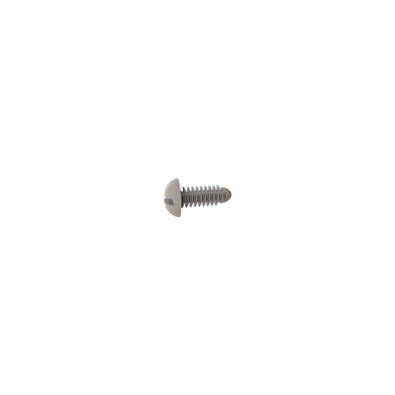 1 pcs : 27SC2520R062 - Screws & Fasteners Barbed Fastener, Slotted Round, .625 Length, Natural,Nylon, 1/4 Thread, .203 Hole