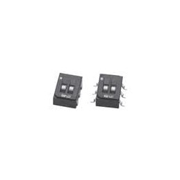 1 pcs : CAS-120B1 - Slide Switches SPDT, ON-ON, slide, gull wing SMD terminals, 100mA @ 6V DC, bulk packaging, non-washable with