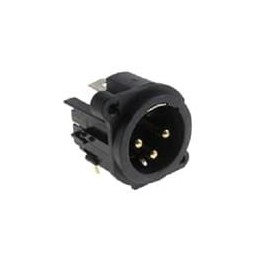 1 pcs : AC3MMJ BULK - XLR Connectors ML 3 CONT NICKEL FINISH