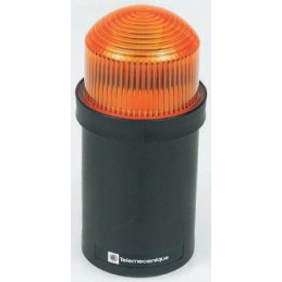 1 pcs - Schneider Electric Harmony XVD Optimum Series Amber Flashing Beacon, 24 V ac/dc, Surface Mount, Discharge Tube Bulb,