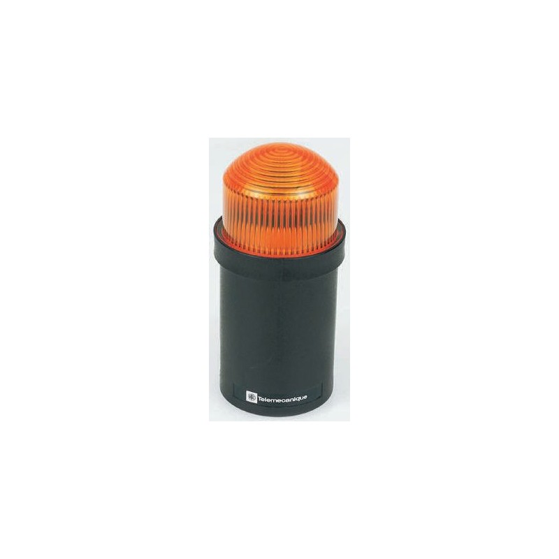 1 pcs - Schneider Electric Harmony XVD Optimum Series Amber Flashing Beacon, 24 V ac/dc, Surface Mount, Discharge Tube Bulb,