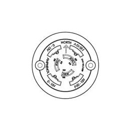 1 pcs : FLA-2142-30 - Lighting Connectors Dim Rcpt, 2 dim Cont 14AWG, -55 to 150C