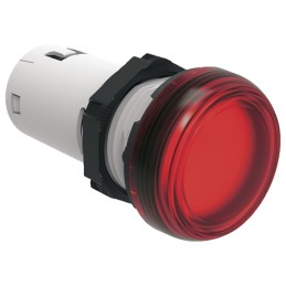 1 pcs - Lovato, LPML, Panel Mount Red LED Pilot Light, 22mm Cutout, IP66, IP67, IP69K, Round, 230V